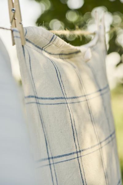 IB Laursen Geschirrtuch Ebbe natur dunkelblau